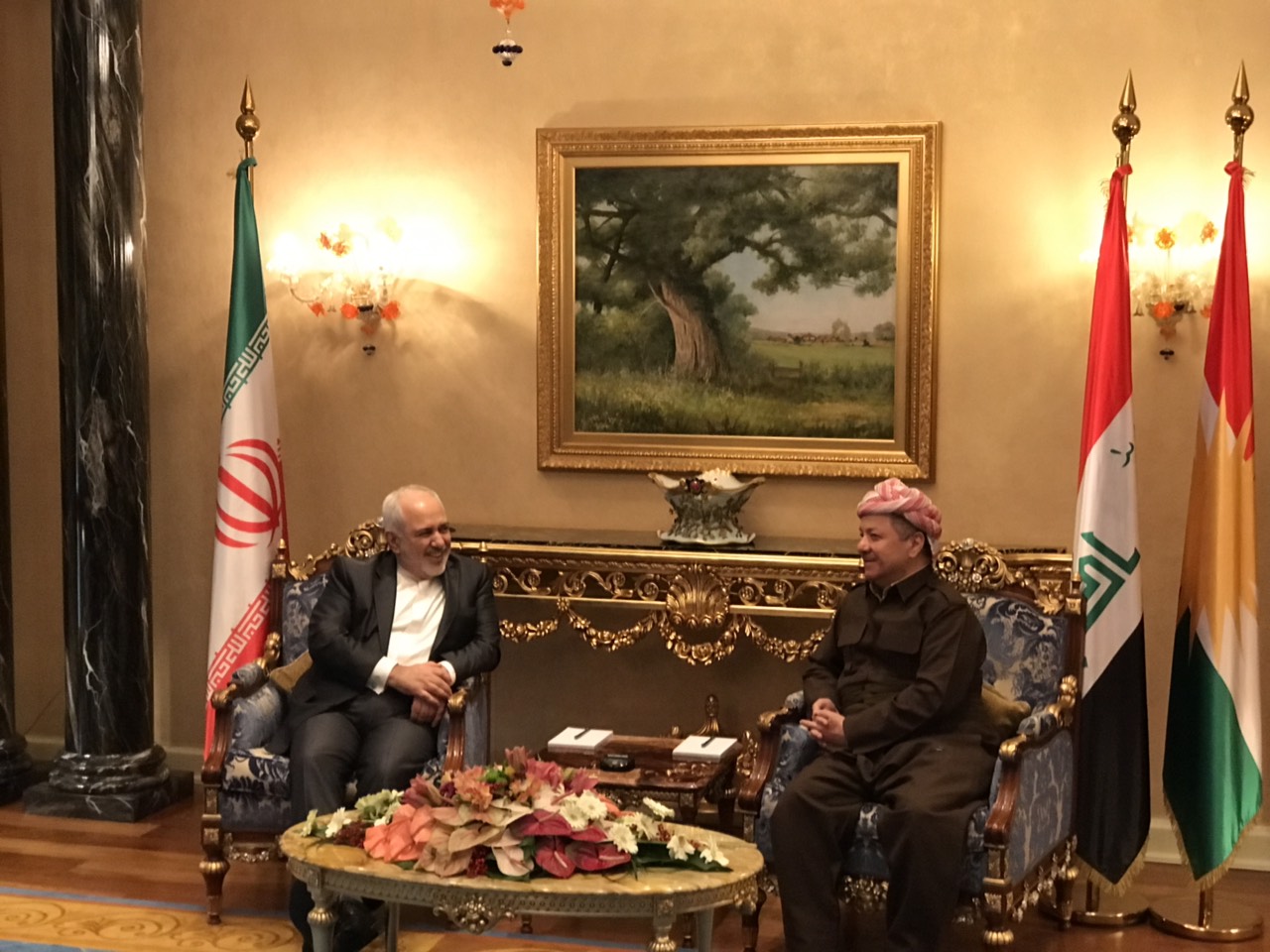 زه‌ریف: پێگە و سەقامگیریی هەرێمی كوردستان بۆ ئێران جێگەی بایەخ و گرنگییە